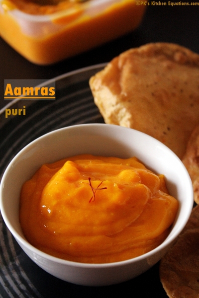 aamras or mango pulp