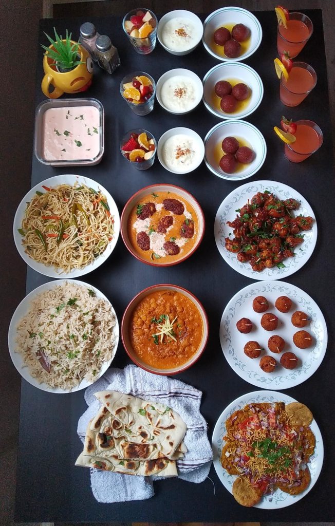 Indian vegetarian buffet