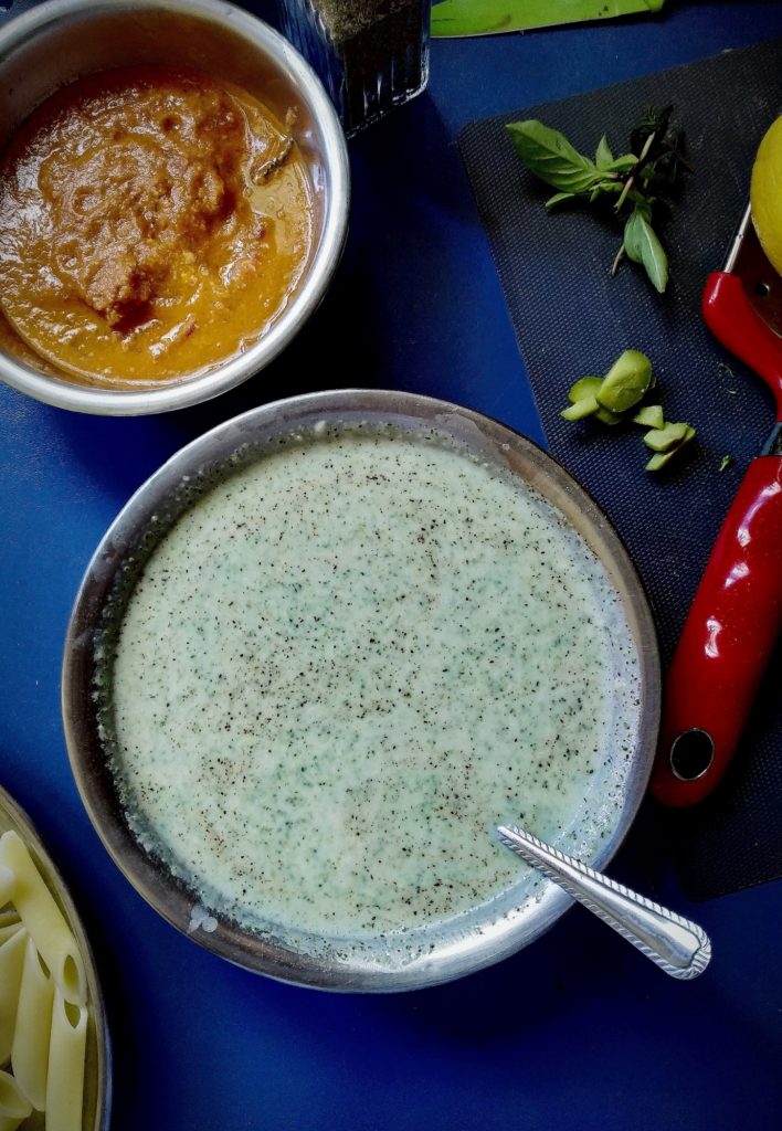 pasta with broccoli sauce