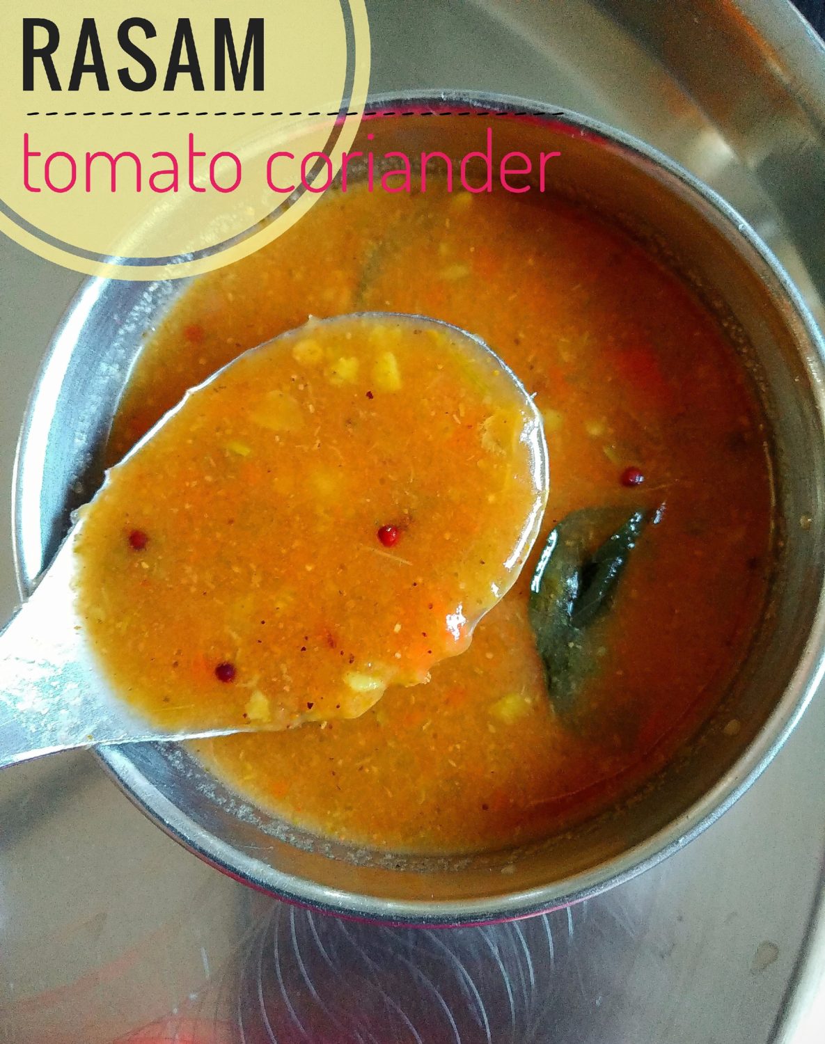 tomato coriander rasam