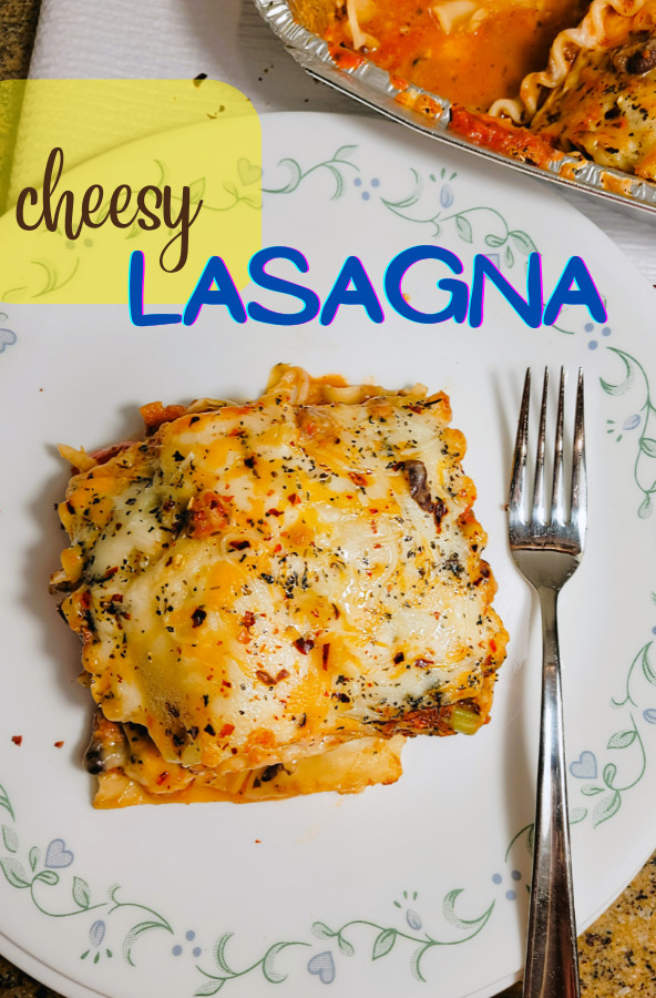 cheesy black bean lasagna